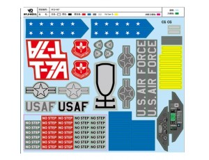 Xfly-Model T-7A 80mm EDF Jet Decal Set